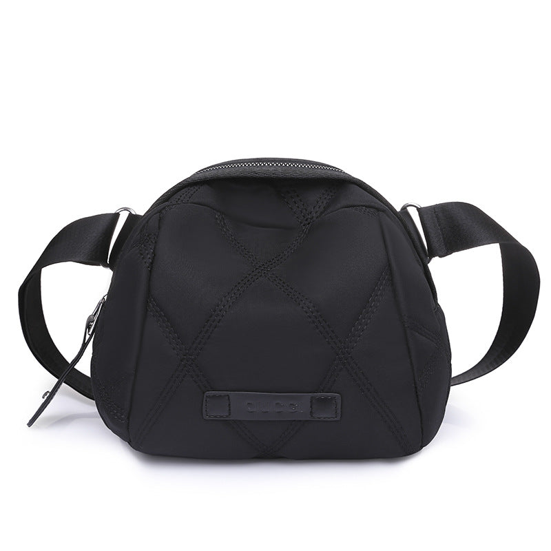 Fashion versatile shell bag women's shoulder bag nylon cloth bag large capacity messenger bag women's bag can be customized with logo printing