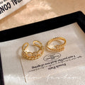 European and american niche design rings for women - light luxury, elegant, high-end, adjustable open ring, fashionable and versatile jewelry
