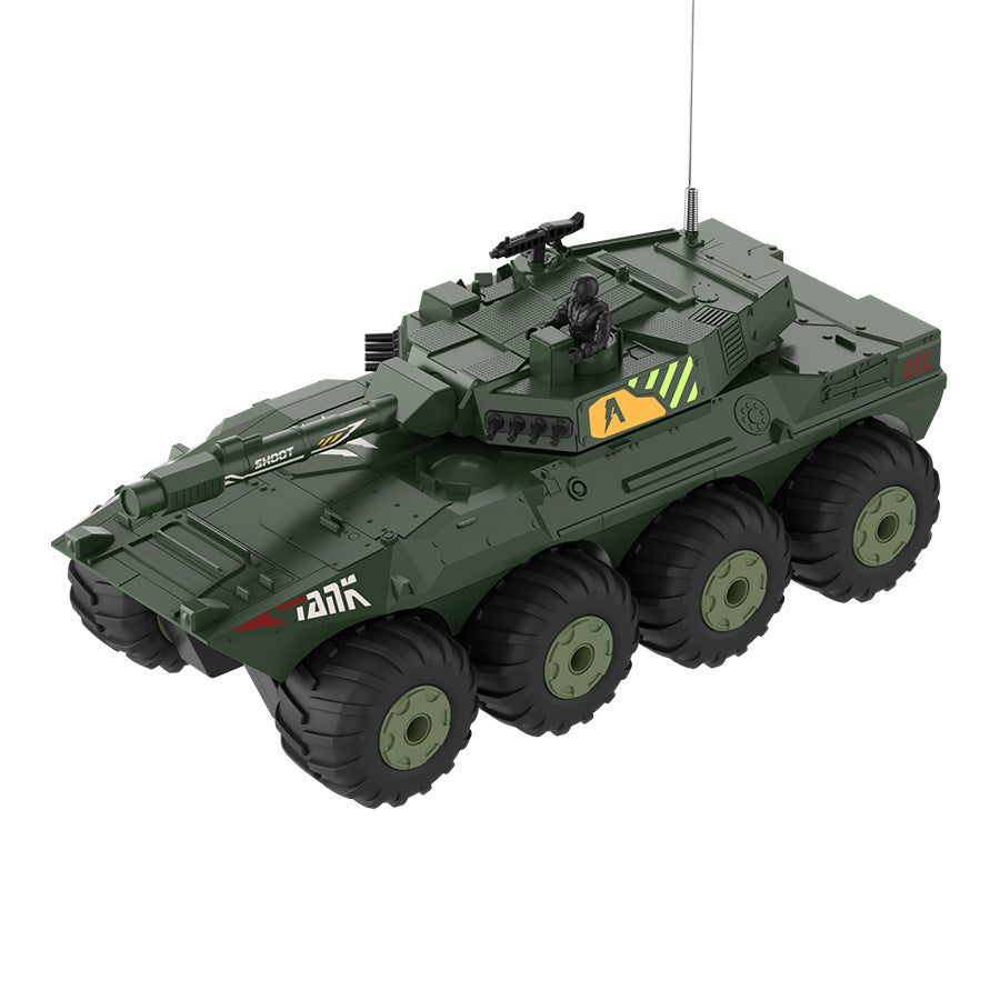 new arrival full-scale 2.4g off-road climbing car amphibious waterproof eight-wheel eight-drive rc remote control car toy