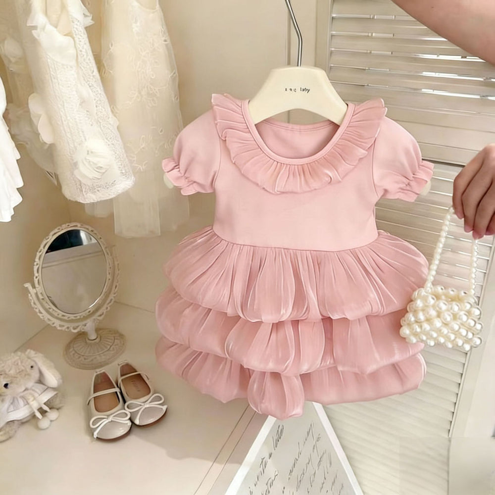 Summer new sweet little princess cake dress - premium mesh, lightweight, super comfortable, adorable princess cake dress