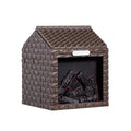 New arrivalartificial charcoal house humidifier usbfor homecreativecut out bedroom night light mini small aromatherapy machine