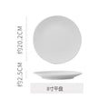Hotel personalized frosted ceramic western dinnerware set - minimalist solid color polka dot business dinner plates