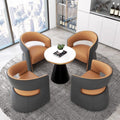 One table and four chairs*diameter 60 [orange]