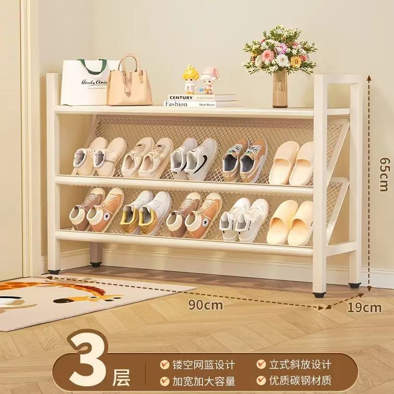 Ultra-slim multi-tier rotating shoe rack: the must-have storage solution for entryways and dorms. simple, modern design