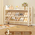 Ultra-slim multi-tier rotating shoe rack: the must-have storage solution for entryways and dorms. simple, modern design