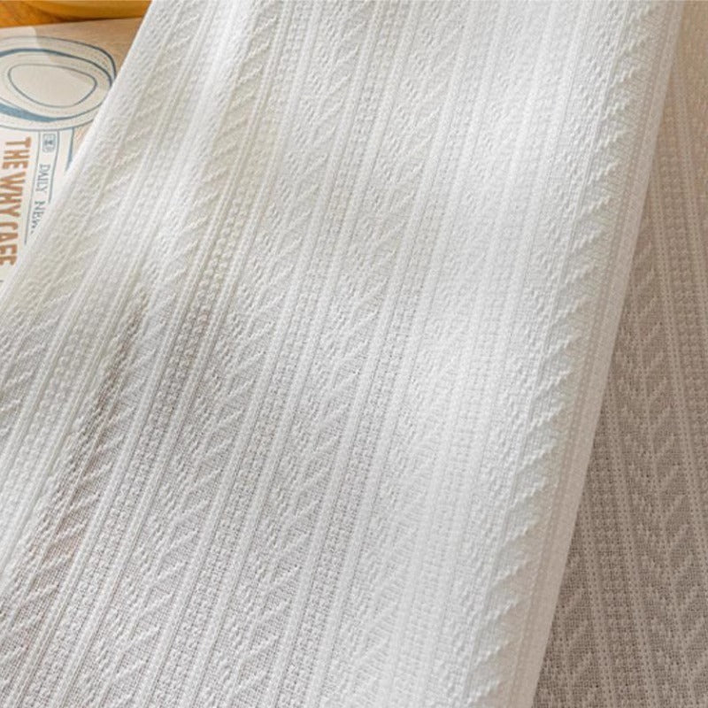 Japanese mirror fishbone gauze curtain, light-proof and opaque window screen, balcony bedroom curtain gauze, shaoxing curtain wholesale
