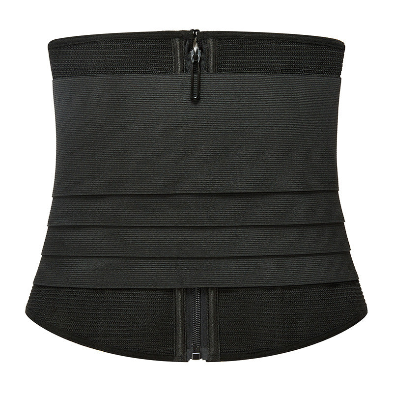 Detachable strap tight waistband abdominal belt sports shaping zipper waist clip waist support belt body shaping garment for women