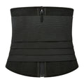 Detachable strap tight waistband abdominal belt sports shaping zipper waist clip waist support belt body shaping garment for women
