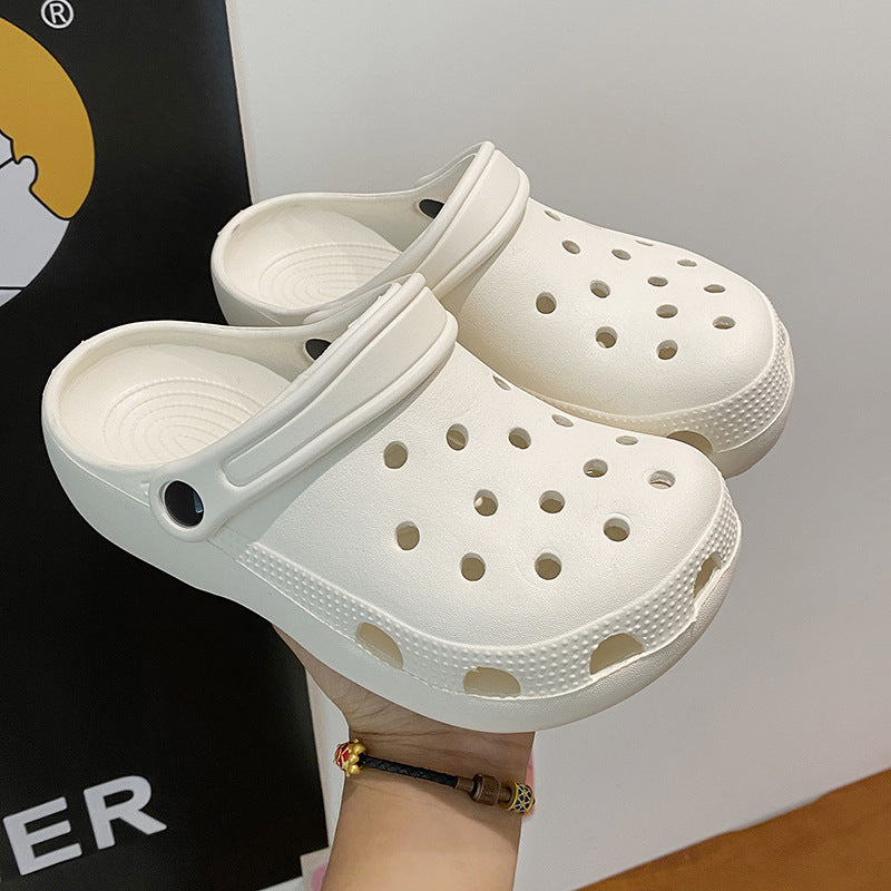 Eva cute clogs for women summer2023new arrivaloutwear beach thick sole home non-slip toe cap sandals