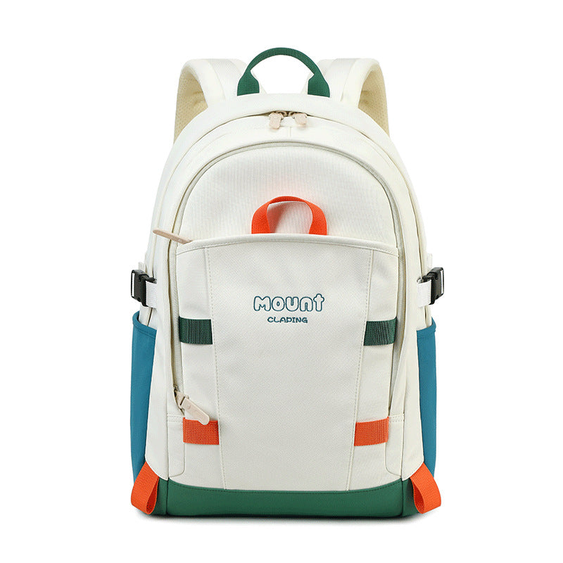 Rui brand new backpack women's large-capacity outdoor sports travel leisure backpack junior high school high school student schoolbag