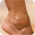 Anklet women's light luxury niche design exquisite anklet girls 2025 new arrival high-end summer jewelry