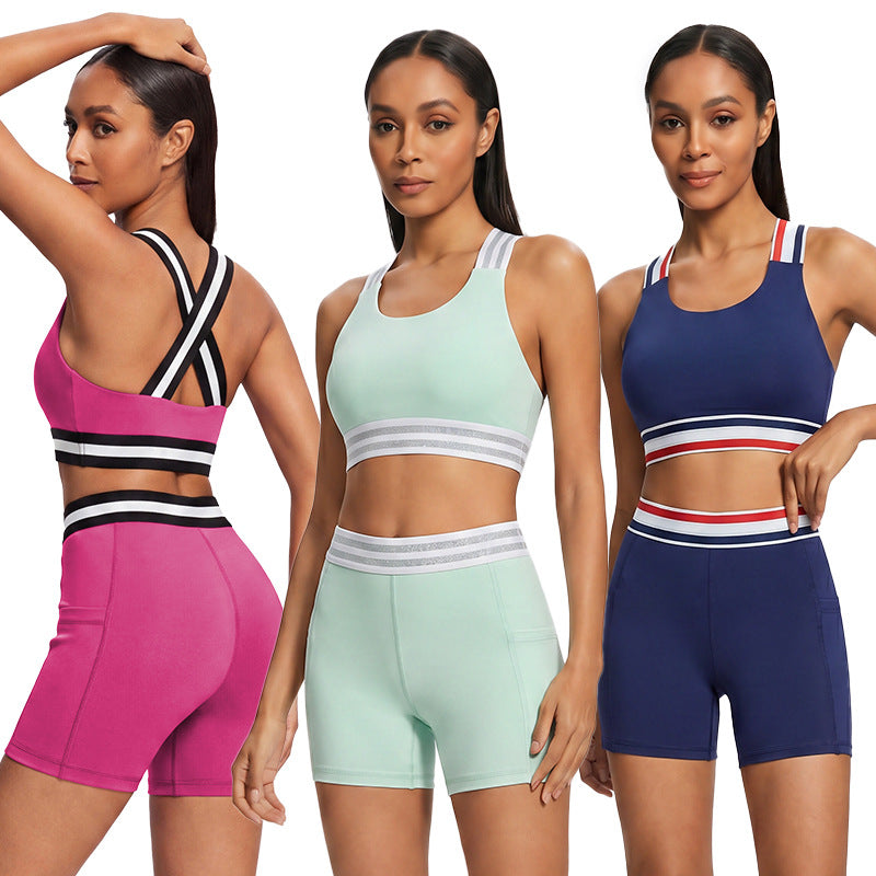 New spring/summer kids' yoga outfit - matching mother & daughter set - quick-dry sports tank top - barely-there feel - family activewear - cross-border exclusive