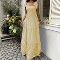 summer new european and american clothing  striped patchwork camisole sexy long dress for women
