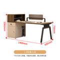 Saint li office desk and chair set - minimalist modern office desk for staff workstations, employee seating, and finance staff desks