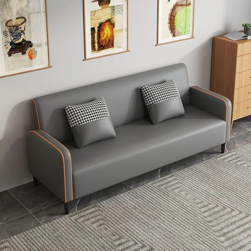 Scandinavian small apartment sofa double three-person living room rental room casual modern apartment simple popular sofa