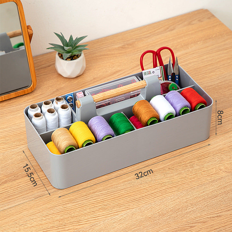 Sewing Box Household Stackable Multifunctional Drawer Storage Box Desktop Portable Sewing Kit Sewing Tools Organizing Box