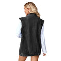 Wish fashion cross-border women's clothing   new washed denim loose vest cardigan top