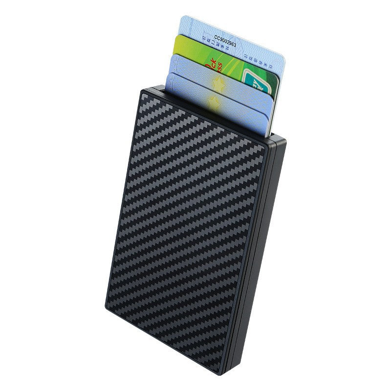 anti-theft brush RFID card bag, aluminum shell credit card box, coin box decompression artifact card bag