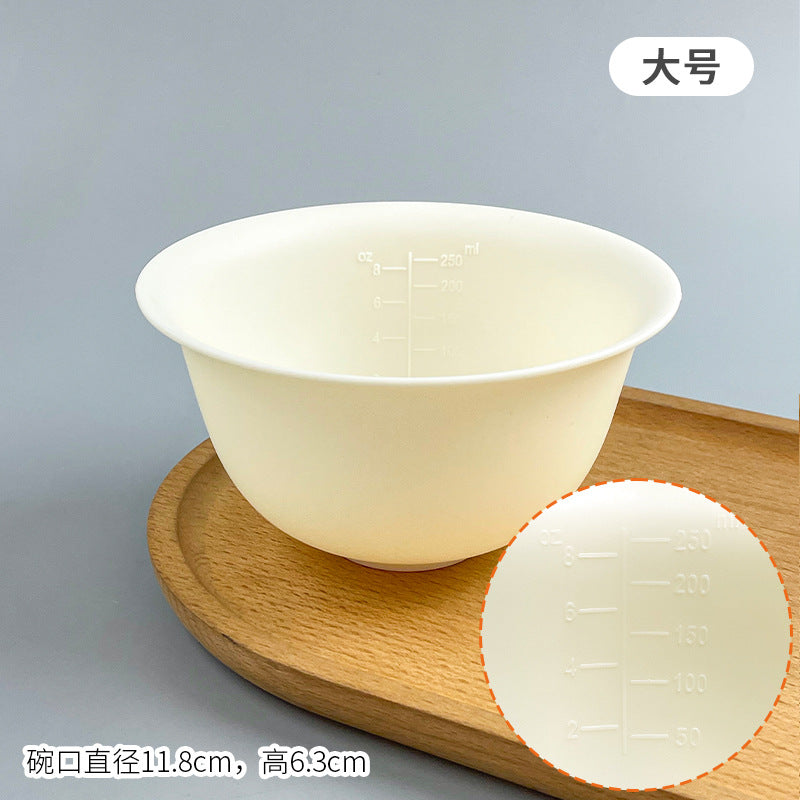 Flat silicone bowl soft bowl beauty mask bowl mixing mask soft small bowl makeup spa tool mask tool manufacturer