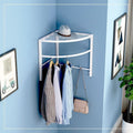 No punching corner coat rack wall hanging storage bedroom entrance for home simple coat rack corner storage clothes drying rack