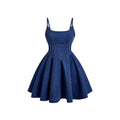 Fashionnew arrivalexport cross-border  women's sweet suspender silm skirt waist denim dress for women
