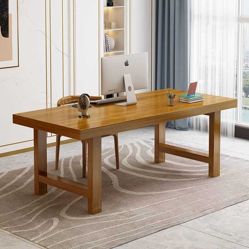 Minimalist living room modern home desktop study table solid wood table executive desk writing desk computer desk extra thick office desk