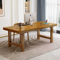 Minimalist living room modern home desktop study table solid wood table executive desk writing desk computer desk extra thick office desk