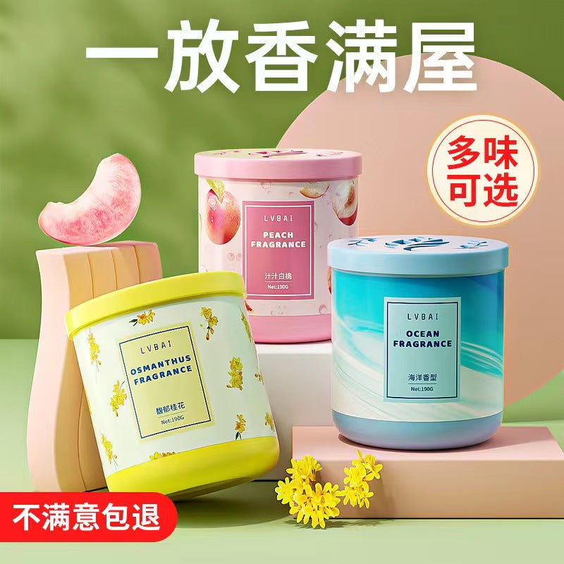 Bedroom wardrobe aromatherapy long-lasting fragrance solid balm car perfume toilet deodorant deodorant air freshener