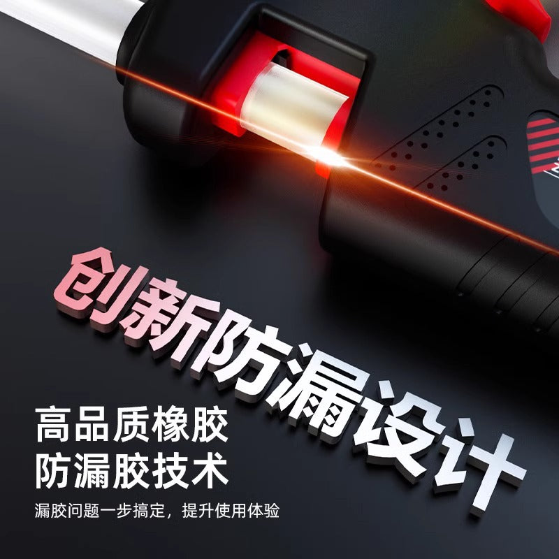 Delixi Electric hot melt glue gun fine nozzle anti-drip 60w hot melt gun household handmade high-stick mini glue stick glue gun