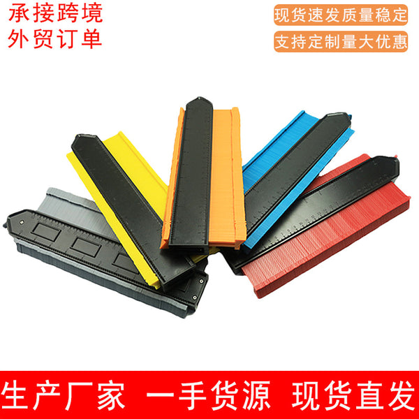 Spot Supply Measurer Row Profiling Ruler Multifunctional Woodworking Tools Irregular Gauge Profile Ruler
