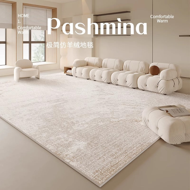 Distributed carpet living room  new style wabi-sabi style bedroom thickened short hair accessible luxury high-end imitation cashmere sofa floor mat