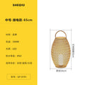 Outdoor waterproof woven floor lamp solar lawn light patio light villa courtyard light garden ambiance portable lamp
