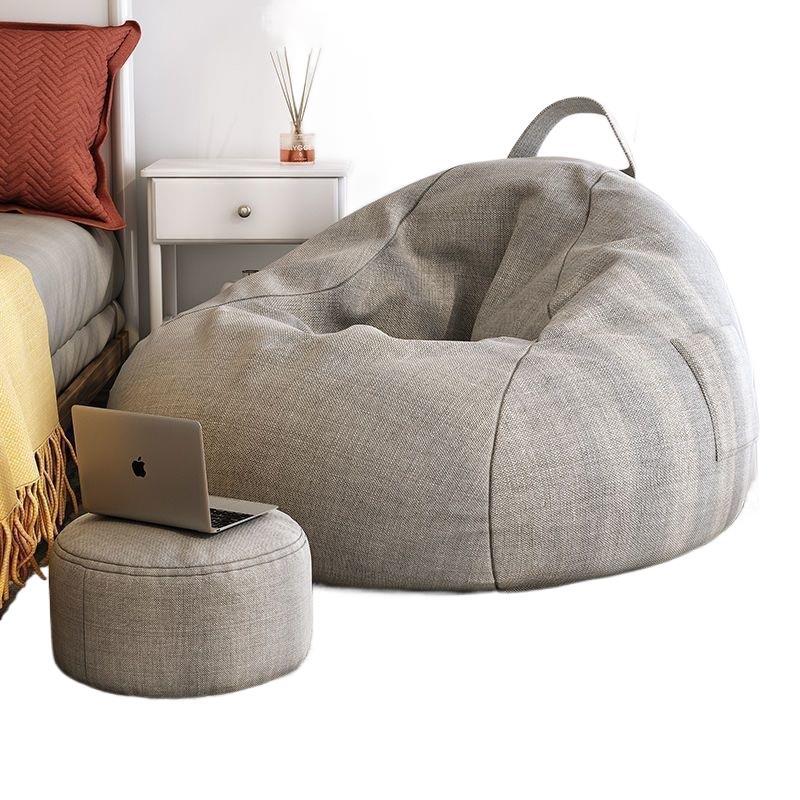 Beanbag chair - lazy sofa, tatami style, trendy & creative, perfect for small spaces, bedroom, balcony, or floor - single seater