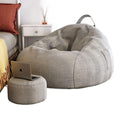Beanbag chair - lazy sofa, tatami style, trendy & creative, perfect for small spaces, bedroom, balcony, or floor - single seater