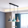 Modern casual macaron chandelier creative milk tea shop popularins bar restaurant lamp scandinavian restaurant chandelier