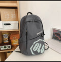 Student backpack - curved design, stylish and spacious. perfect for middle school, high school, and college students. ideal for travel, commuting, and everyday use. multifunctional and trendy