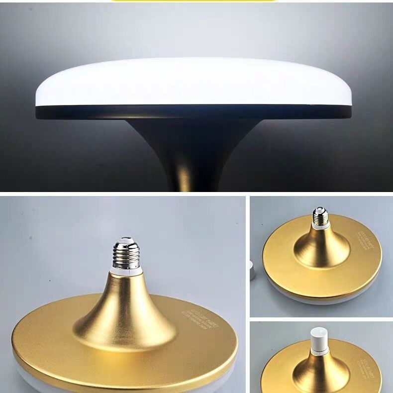 Directly from the manufacturer led golden flying saucer light bulb factory warehouse lighting E27 screw high power energy saving bulb