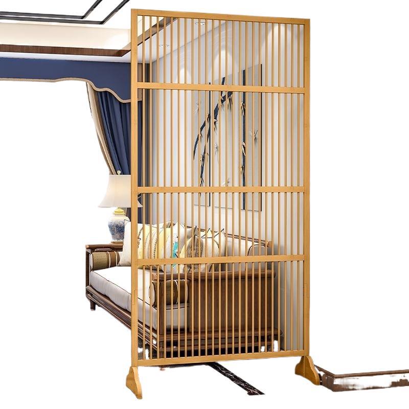 New chinoiserie screen partition living room bedroom foldablemovable hotel office simple modern simple blocking entrance
