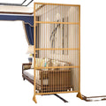 New chinoiserie screen partition living room bedroom foldablemovable hotel office simple modern simple blocking entrance