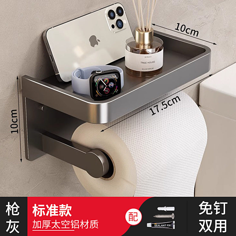 Bathroom toilet paper box high-end hotel toilet tissue box paper box storage rack roll paper rack bathroom storage rack