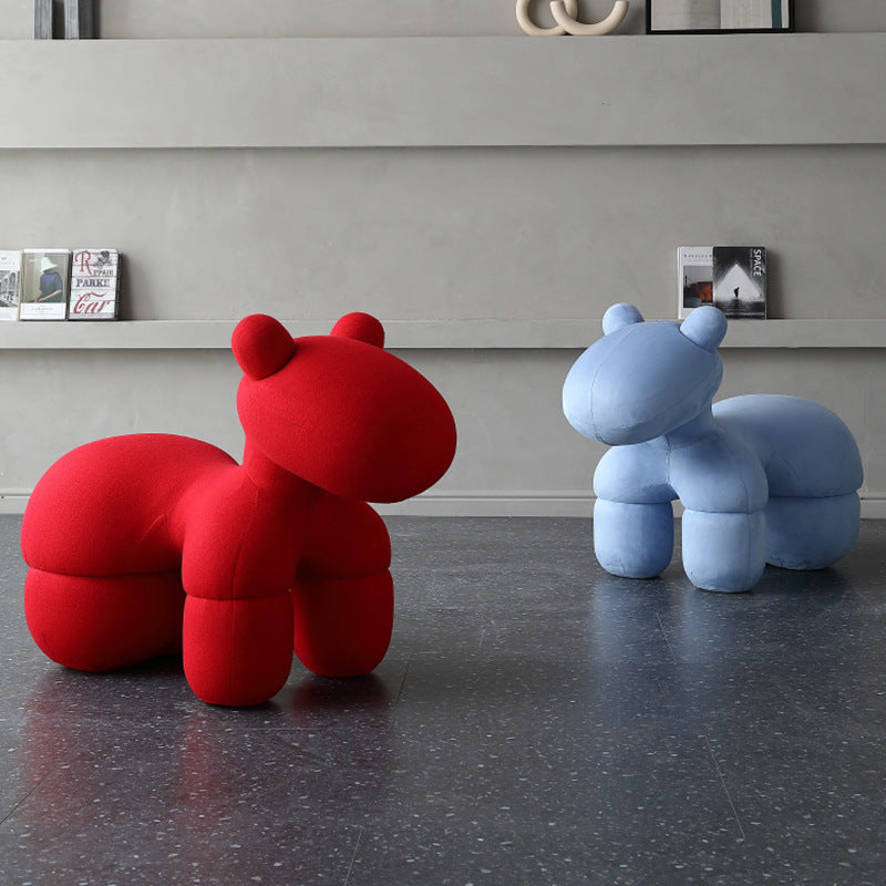Pony chair creative chair animal mount designer style cartoon puppy chair popularkids chair family