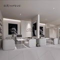 Cream style selection area wedding dress shop rest area order receiving table medical beauty industry negotiation table slate sofa chair combination leather art