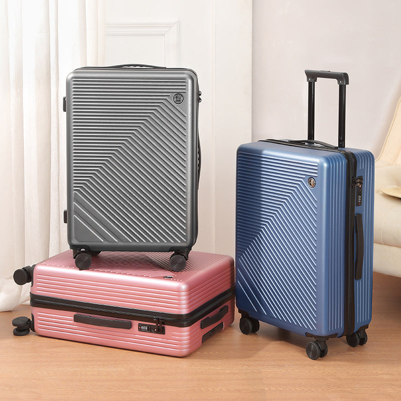 Suitcase real business trolley case 20 inch large capacity silent universal wheel going out suitcase gift boarding case