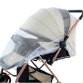 Universal full coverage stroller mosquito net - sunshade, windproof, mesh screen, and anti-mosquito protection for baby carriages