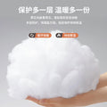 Electric vehicle battery car windshield quilt fleece-linedthickened plus size winter motorcycle cover waterproof cold cover waterproofthickened