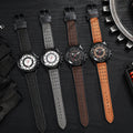 Shangmei aliexpress sports men's quartz fashion belt military watch student calendar watch one piece dropshipping white face black