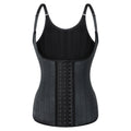 Sports shaping latex bodysuit - tightening tummy control corset - waist cinching shapewear tank top - workout shaping