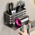Hole-free hair dryer rack, bathroom hair dryer pendant, toilet hair dryer bracket, bathroom comb storage rack