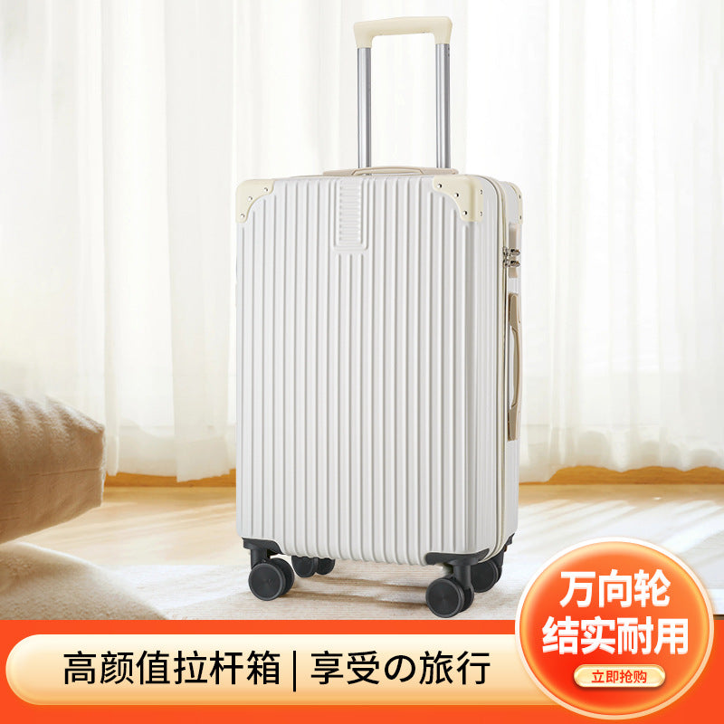 New luggage men's and women's luggage high-value trolley case universal wheel suitcase student password case business