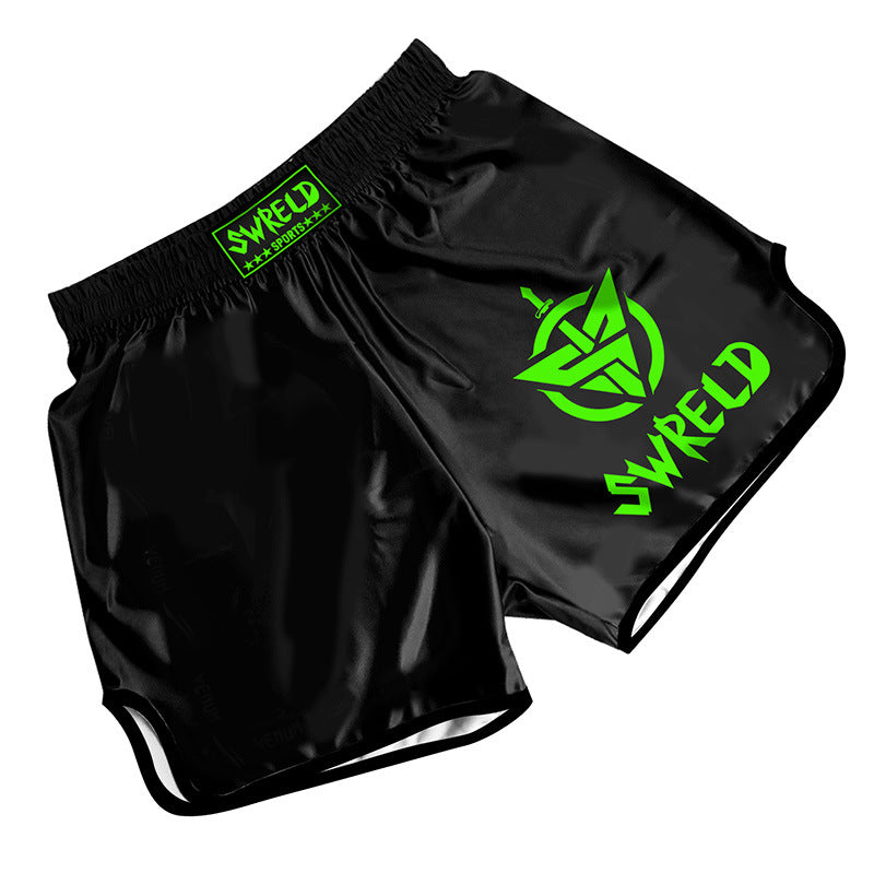 MMA Boxing Training Anti-Wear Fighting Pants UFC Mixed Fighting Muay Thai Shorts Running Fitness Cycling Fighting